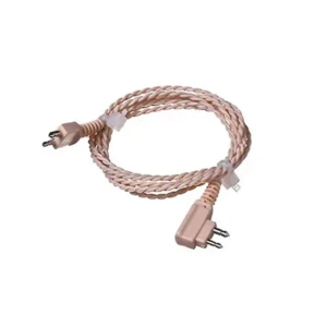Axon Hearing Aid 2 pin wire with 1 Speaker (2 Pin) for Pocket Model Hearing Aid (Beige)