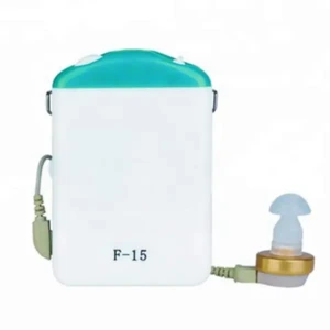 AXON HEARING AID F-15 Sound Enhancement Amplifier Hearing Machine Pocket Model, White 1