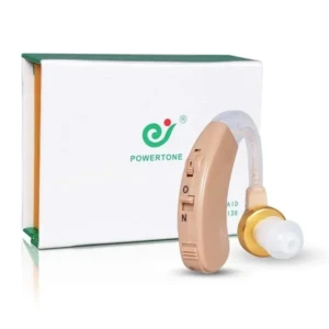AXON HEARING AID F138 Sound Enhancement Amplifier Behind The Ear Hearing Machine, Beige 1