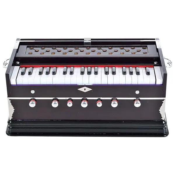 Harmonium- 3 1- 4 Octave, Double Bellow, 39 Keys, 7 Stopper, 2 Reeds (Bass- Male) harmonium instrument 3