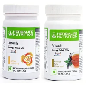 HERBALIFE Afresh Energy Drink - Ginger Flavor & Tulsi Flavor For Weight Loss Energy Drink (50g, Ginger, Tulsi Flavored) (Pack of 2)