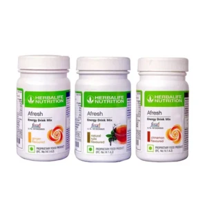 Herbalife nutrition afresh energy drink mix pack of 3 (Ginger, Tulsi, Cinnamon)