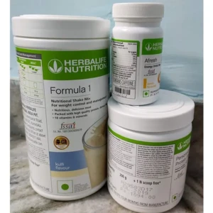 Herbalife Nutrition Weight Loss Package F1 (Kulfi) and Personalized Protein Powder (PPP) and Afresh (Lemon)