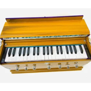 Musical Harmonium- 3 1-4 Octave, Double Bellow, 39 Keys,7 Stopper, 2 Reeds (Bass- Male), With Cover Bag 1