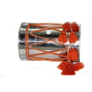 Special Punjabi Bhangra Steel Dhol, Dholak Drum, Dholki – Fiber White Skin