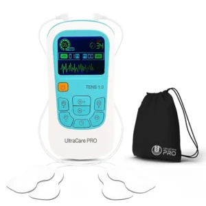 TENS 1.0 TENS Machine for Physiotherapy Massager, 25 Modes, 50 Intensity Levels, Rechargeable, Dual Channel 1