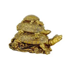 Vastu Feng Shui Triple Tortoise Turtle Family for Home1 PovTaka