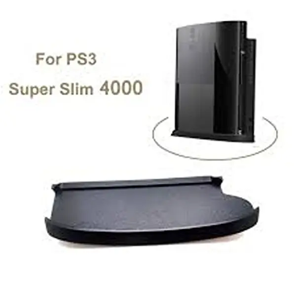 Vertical Stand Holder for Sony Playstation 3 PS3 Slim Console Plastic Base Dock 4000 Black1