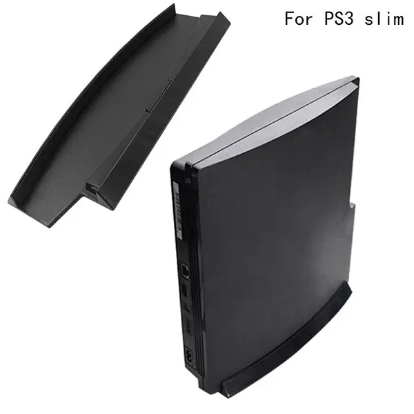 Vertical Stand Holder for Sony Playstation 3 PS3 Slim Console Plastic Base Dock 4000 Black2