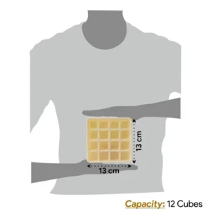 160 Ice Cube Tray Set, 3 Pcs Ice Tray, Multicolour