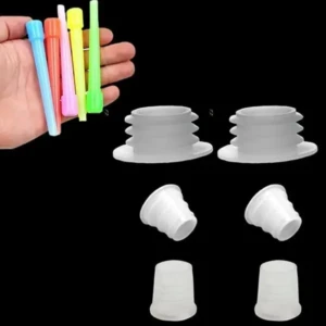 2 Base Rubber, 2 Pipe Rubber, 2 Chillum Rubber and 10 pcs Mouth Tips1