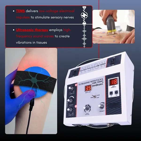 2 channel Physiotherapy Machine Electrotherapy Combo for All Pain Relief Device Physiotherapy Equipment 3