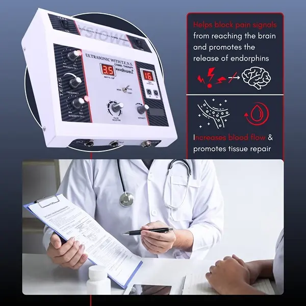 2 channel Physiotherapy Machine Electrotherapy Combo for All Pain Relief Device Physiotherapy Equipment 4