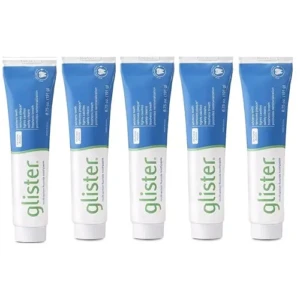 Amway Glister toothpaste 190ml (pack of 5), Whitens Teeth, Removes plaque etc1