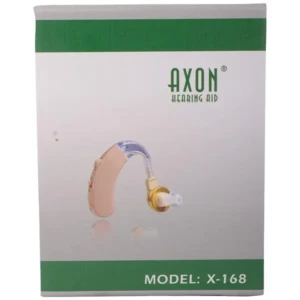 Axon Hearing Aid X-168 Bte Hearing Aid Ear Machine Behind The Ear Sound Amplifier – Beige