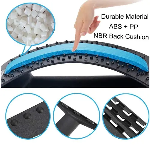 Back Acupuncture Massager Posture Corrector Stretching Device Magic Stretcher Equipment with Acupressure Points,Spinal Pain Relief Spine Relaxation tool (1pcs multicolour)6