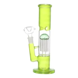 Bongs 11-Inch Glass 10 Arm Tree Percolator Ice Bong Hookah Waterpipe Smoking Pipe (29cm, Green)1