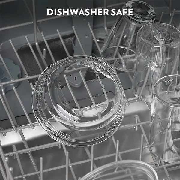 Borosil Lunchbox with Bag Set of 3 (400 ml Each) Borosilicate Glass, Round, Vertical Microwave & Dishwasher Safe 7