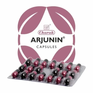 Charak Pharma Arjunin Capsule (Herbal support for healthy heart) - 20 Tablets