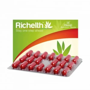 Charak Pharma Richelth Capsule (Herbal antioxidant) - 20 Cap