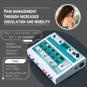 Combo (US IFT MS Tens) Digital with IFT 45 4 in 1 Physiotherapy Equipment