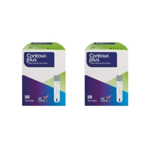 Contour Plus Strips 50 Count (Multicolor) - Pack of 2 1