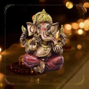 Divine Ganesha Statue Ganesha Murti Ganpati Idol for Home Decor Statue Pooja Lord Ganesh Figurine 1