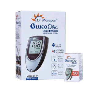Dr. Morepen BG-03 Gluco One Glucometer Combo, 50 Strips 1