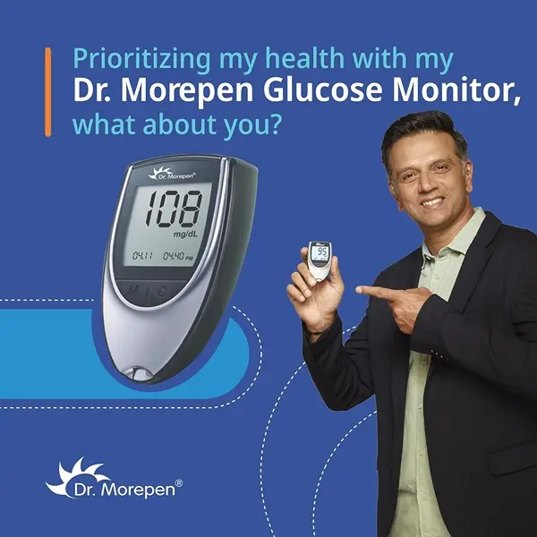 DR. MOREPEN GlucoOne Blood Glucose Monitor Model BG 03 with 25 Strips 2