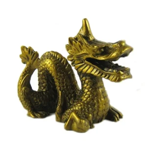 Feng Shui Dragon for Wealth, Power and Protection, Multicolour, Medium1 StoreEla.com