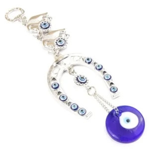 Feng Shui Vastu Horse Shoe Evil Eye Door Car Hanging Nazar Suraksha 1 StoreEla.com