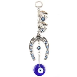 Feng Shui Vastu Horse Shoe Evil Eye Door Car Hanging Nazar Suraksha