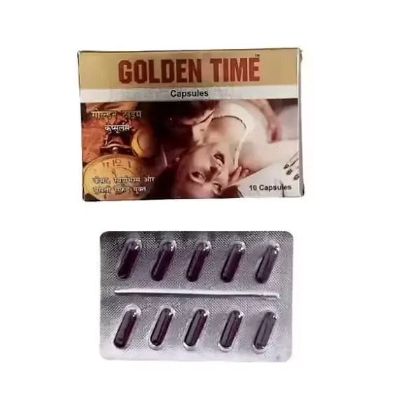 G & G Pharmacy Golden Time Capsule 10cap Improves sexual desire