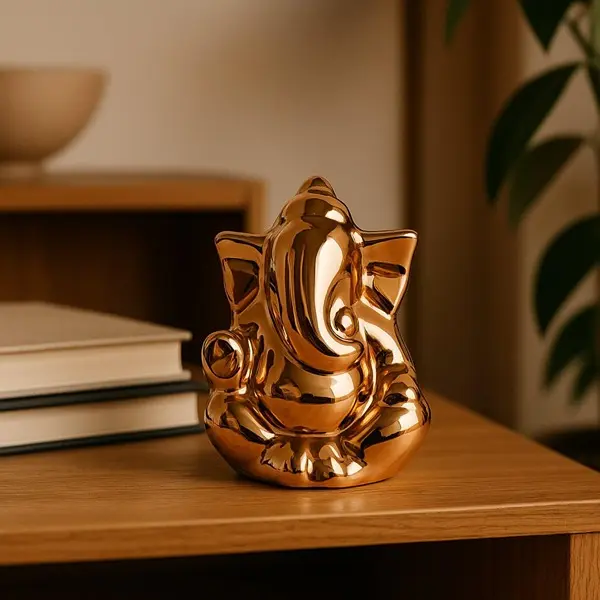 Ganesh Idol for Home Decor & Car Dashboard Ganesh Ji Murti Decorative Showpiece 10cm 7