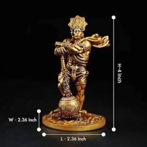 Hanuman Ji Murti Pavan Putra Bajrangbali Murti Bahubali Hanuman Idol for CarDashboard, Decorative Cherub Angel Garden Statue