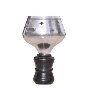 Haryanvi Desi Brass Silver Hookah Chillim1