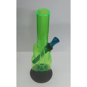 Highly Durable New Guitar Design Glass Bong Smoking Hookah Bongs (Green)