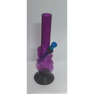 Highly Durable New Guitar Design Glass Bong Smoking Hookah Bongs (Purple)