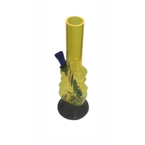 Highly Durable New Guitar Design Glass Bong Smoking Hookah Bongs (Yellow)1