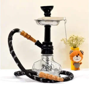 Hookah Pot Set, Latest Model Chico Glass Hookah Decorative Stylish Hookah for Flavour Hukkah.(HUK-5029-MYA-CHIKO) (Black)1