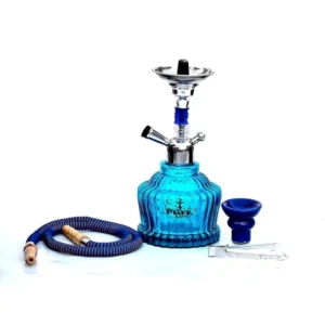 Hookah Pot Set MATT QT for Flavour Hukka (13 Inches) Sky Blue