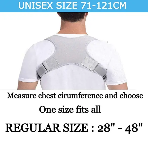 Humpback Posture corrector for men women Adjustable Back Shoulder support belt shoulder posture correction strap Posture corrector for Clavicle 3