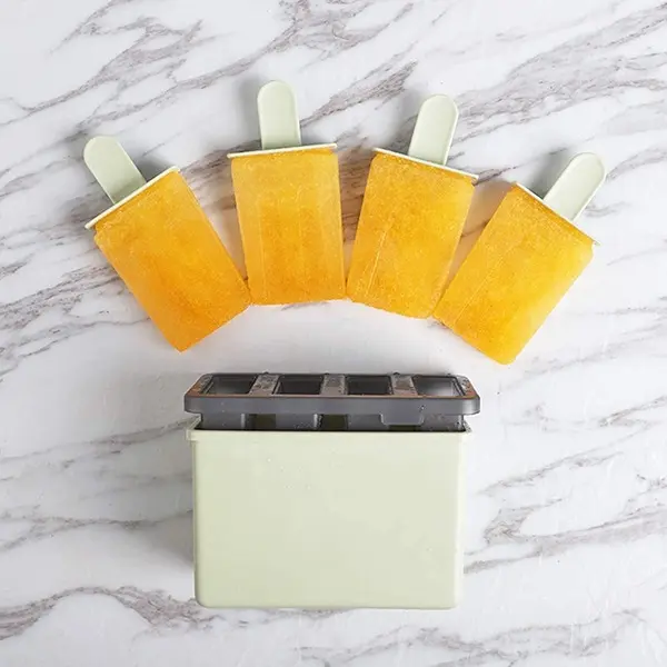 Ice Cream Mould, Ice Lolly Popsicle Mold Home Handmade Ice Cream Pop Frozen Useful Kitchen Ice Cream Tool Popsicle Maker Lolly Mold Tray7