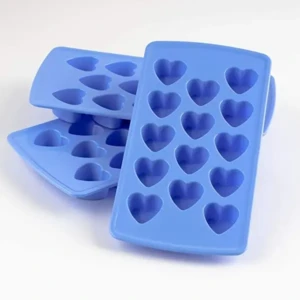 Ice Cube Trays, 3 Pack Large Silicone Ice Cube Tray, Ice Cube Molds, Easy-Release 15-Ice Each Trays Can Makes 45 Ice Cubes, Stackable Flexible, Multi Colour1