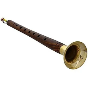 Indian Classical Wind Traditional Folk Musical Instrument Shehnai for Weddings| Colour: – Brown