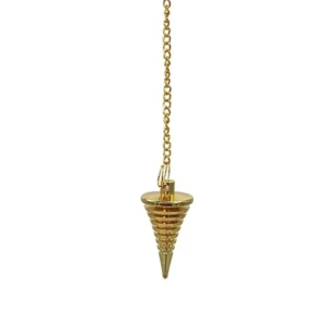 Infinity Brass Brass Pendulum with Free dowsing Charts