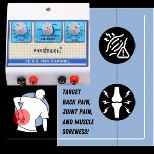 Mini Tens 2 Channel Tens Machine for Physiotherapy Nerve Stimulator