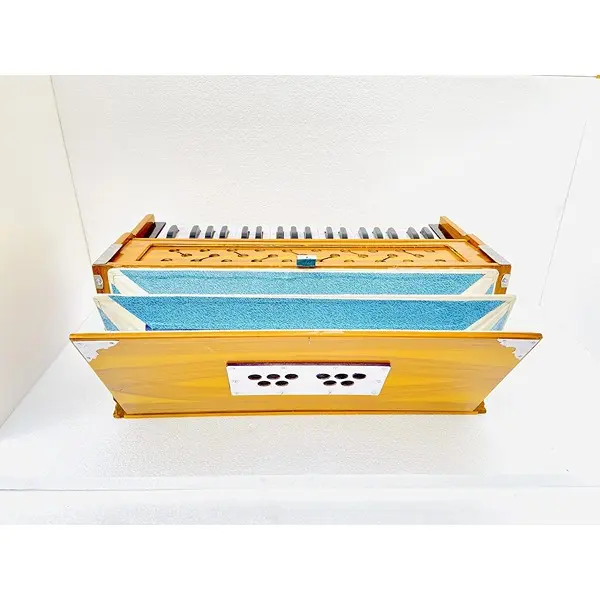 Musical Harmonium- 3 1-4 Octave, Double Bellow, 39 Keys,7 Stopper, 2 Reeds (Bass- Male), With Cover Bag 4
