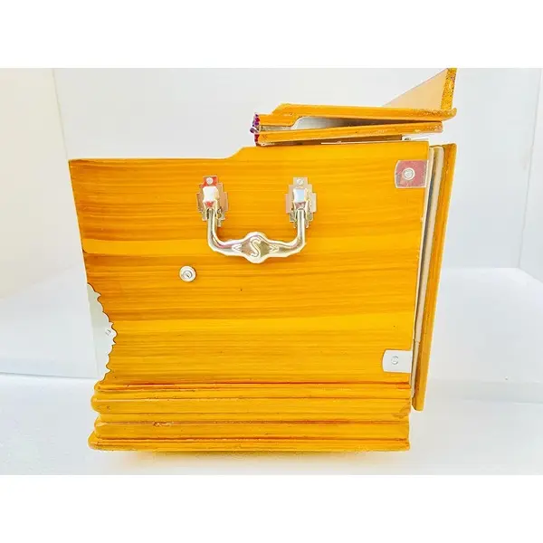 Musical Harmonium- 3 1-4 Octave, Double Bellow, 39 Keys,7 Stopper, 2 Reeds (Bass- Male), With Cover Bag 5