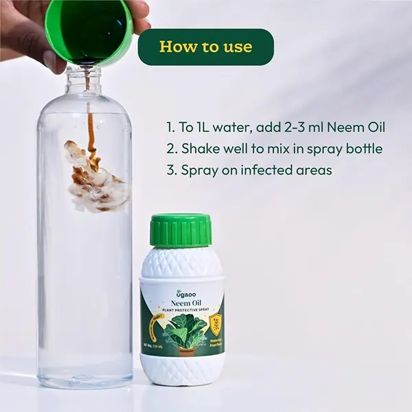 Neem Oil Spray for Plants & Garden - Highly Effective on Plant Insects (100 ml) 4